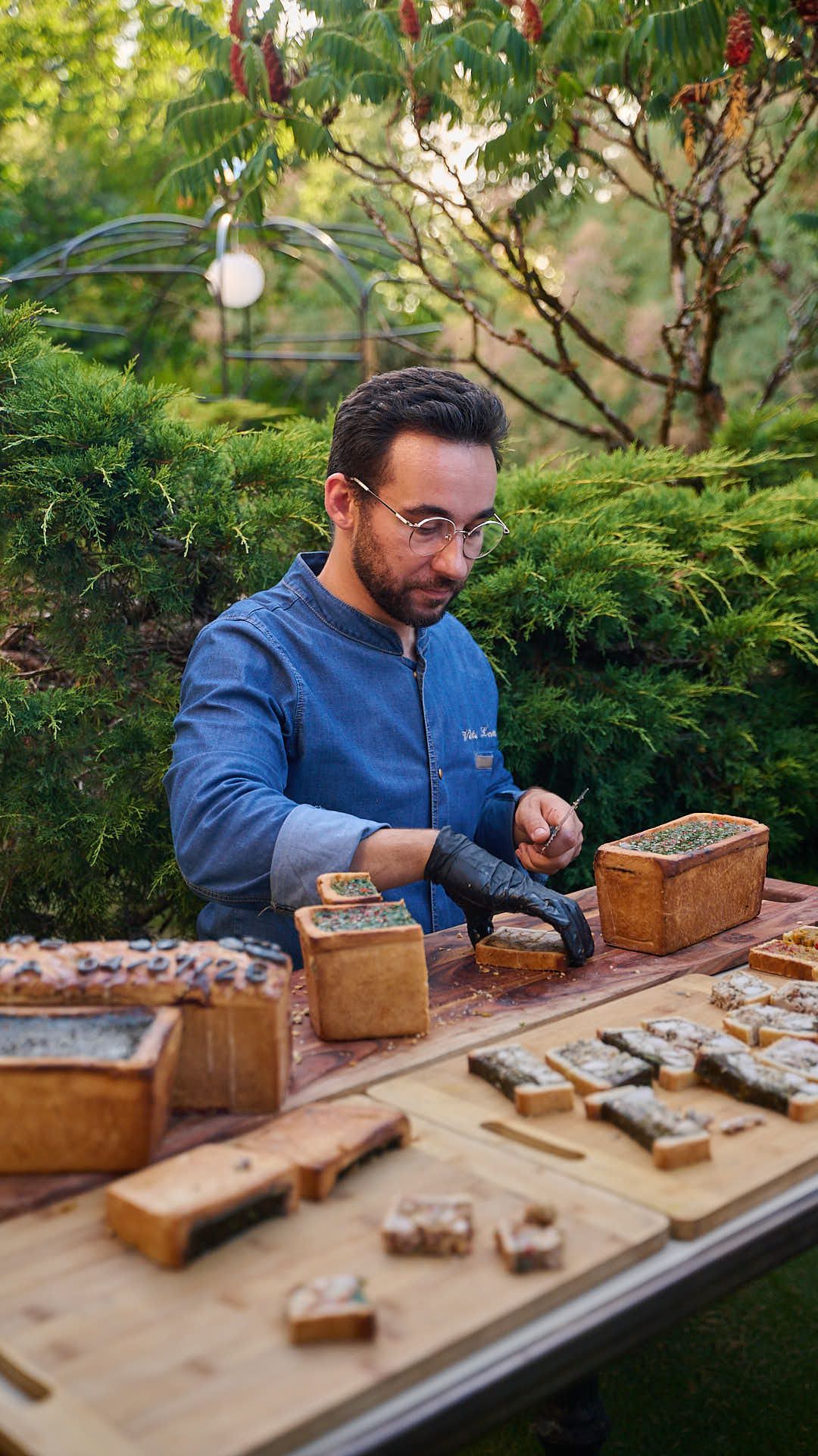 Tranchage du pâté