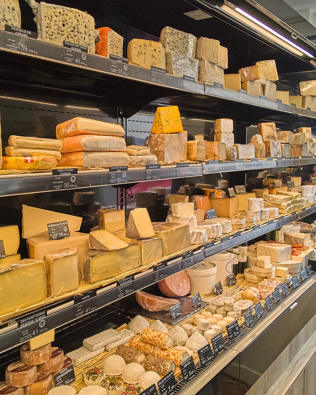 Plateau de fromages affinés